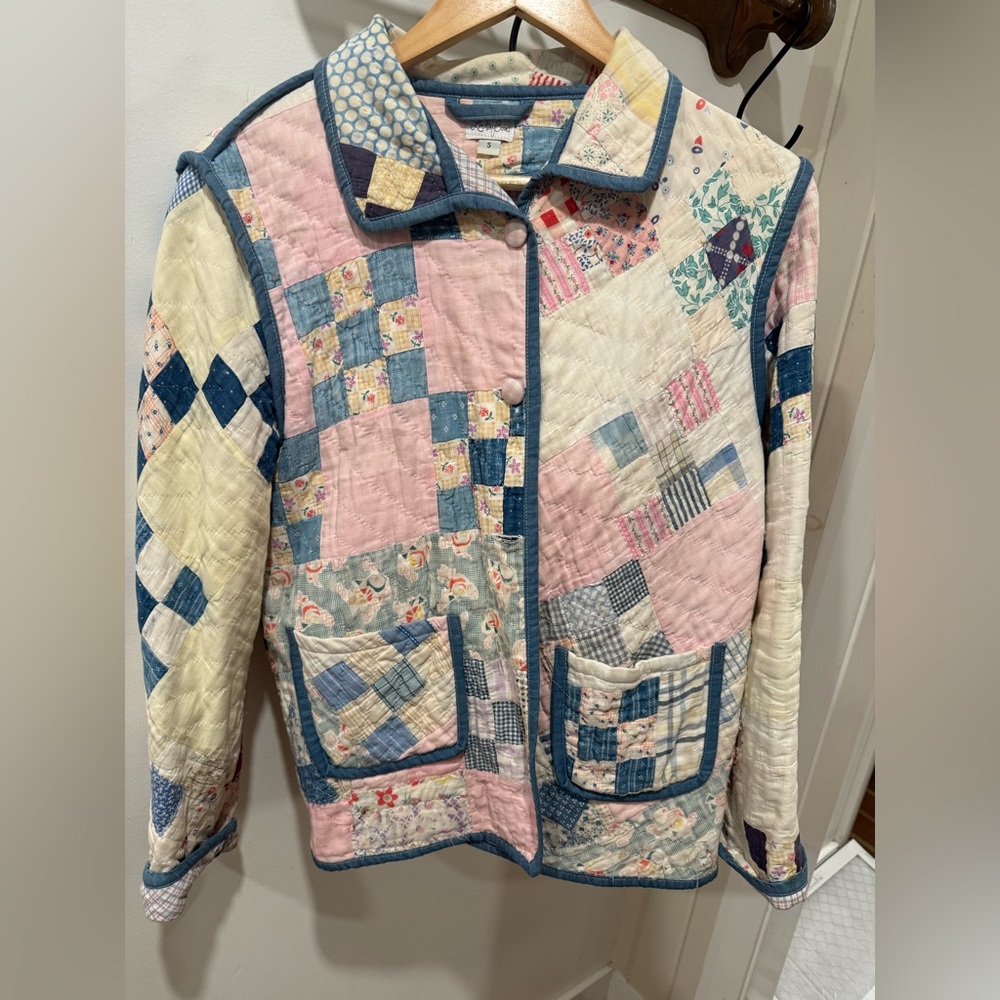 Lindsey Berns Patchwork Quilted Jacket - Multicolor